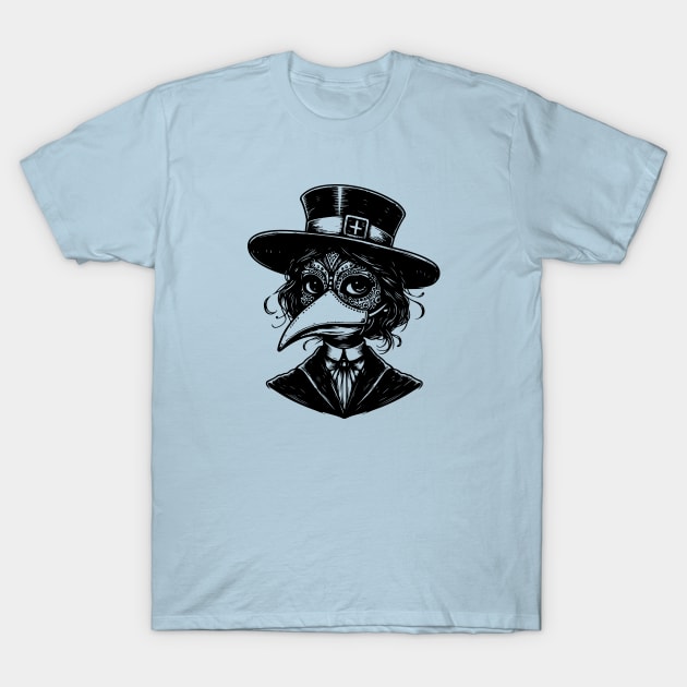 Girl Plague doctor T-Shirt by AnnArtshock